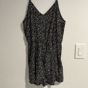 Black and white romper